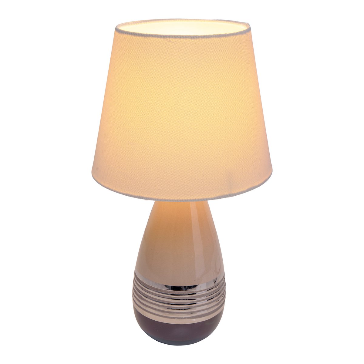 Keramische tafellamp "Carrara" h: 38cm