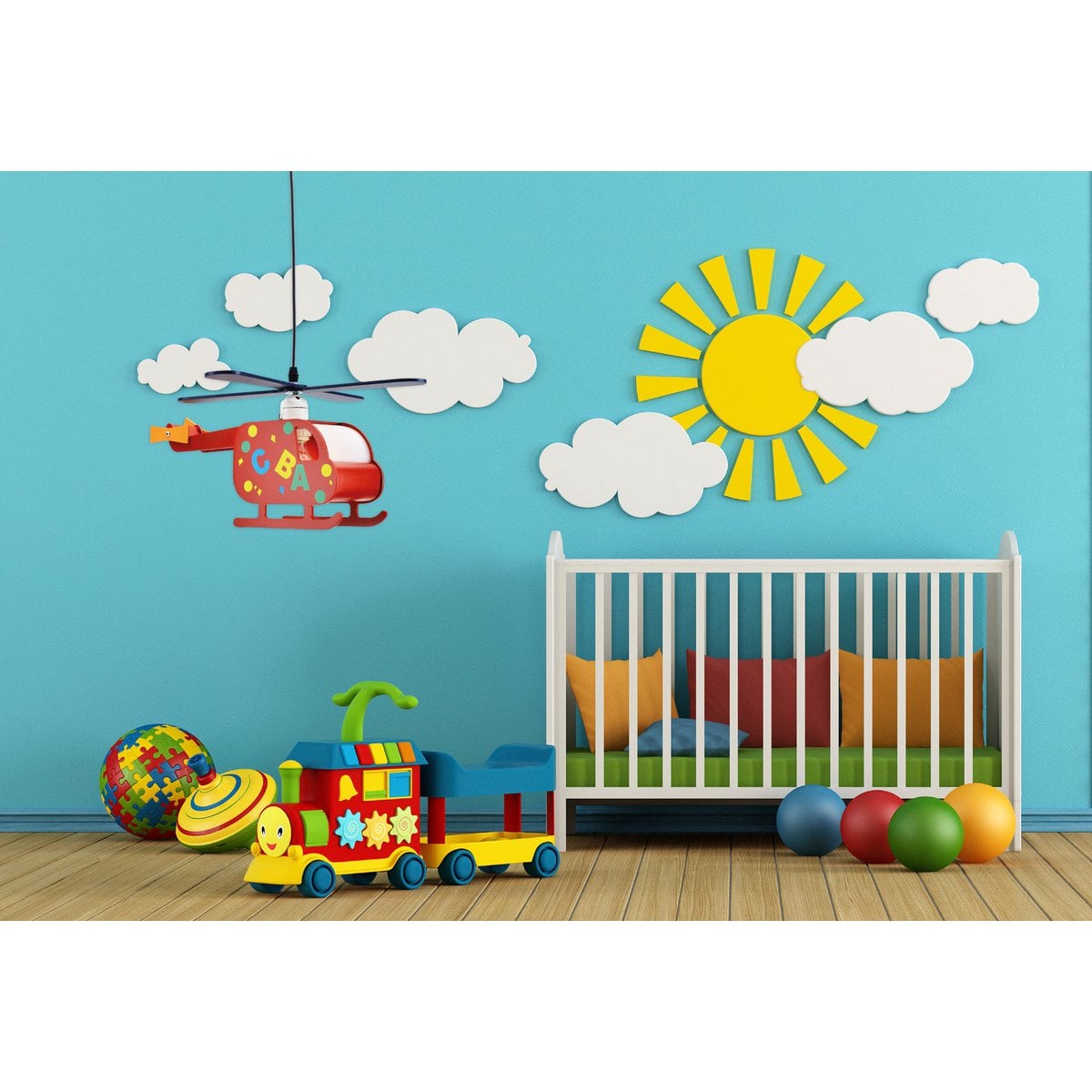 Kinderhanger lamp "Hubert" helikopter