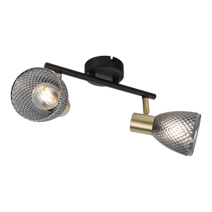 2 Spot plafondlicht "Lindita" exclusief lampen