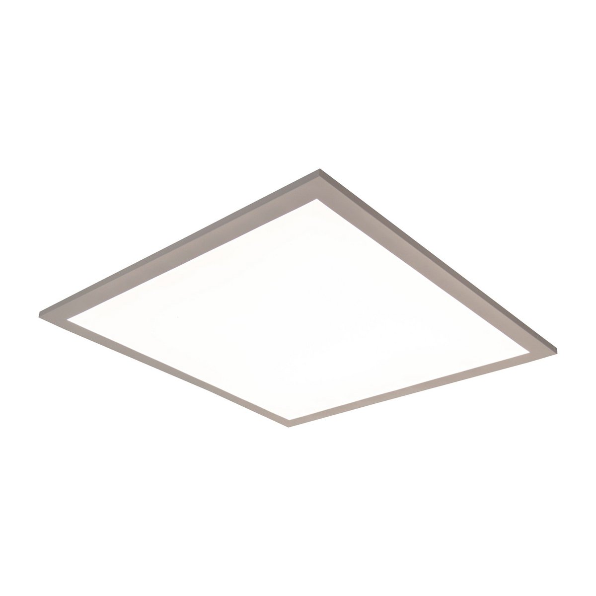 LED -paneel plafondlicht "Nico", functionele metalen plafondlamp en plastic in het wit, met vaste LED's en vele functies, ideaal voor kantoor, oefening of workshop, ca. 45 x 45 cm