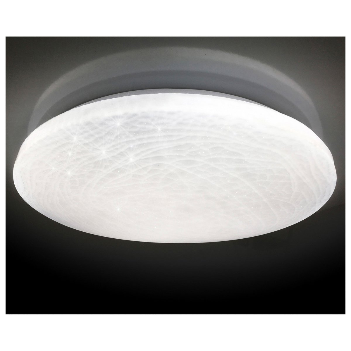 LED plafondlamp "Polaris" d: 48cm kristaleffect