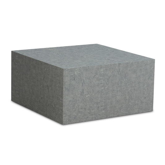 salontafel MONOBLOC 60x60x30 cm in betonlook grijs, design woonkamertafel kubus vierkant, loungebanktafel, bijzettafel kubusvorm