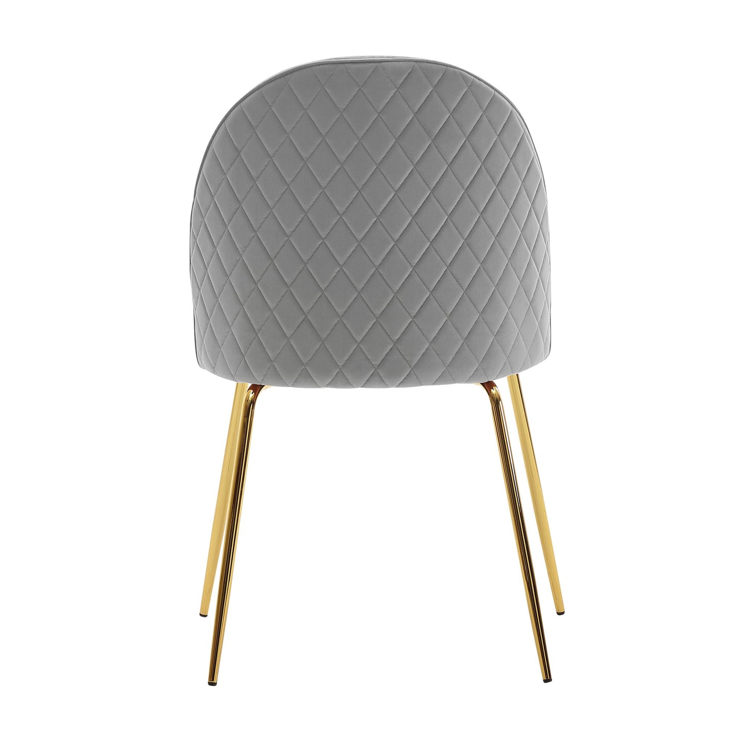 Design eetkamerstoel set van 2 fluweelgrijs gestoffeerd, keukenstoel stof met gouden poten, Scandinavische schelpstoel, gestoffeerde stoel met fluwelen bekleding