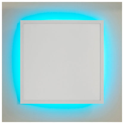 Smart Home LED -achtergrondverlichting Paneel zijlengte 45 cm, veel functies, transportlamp gemaakt van metaal en plastic, geïntegreerde LED's