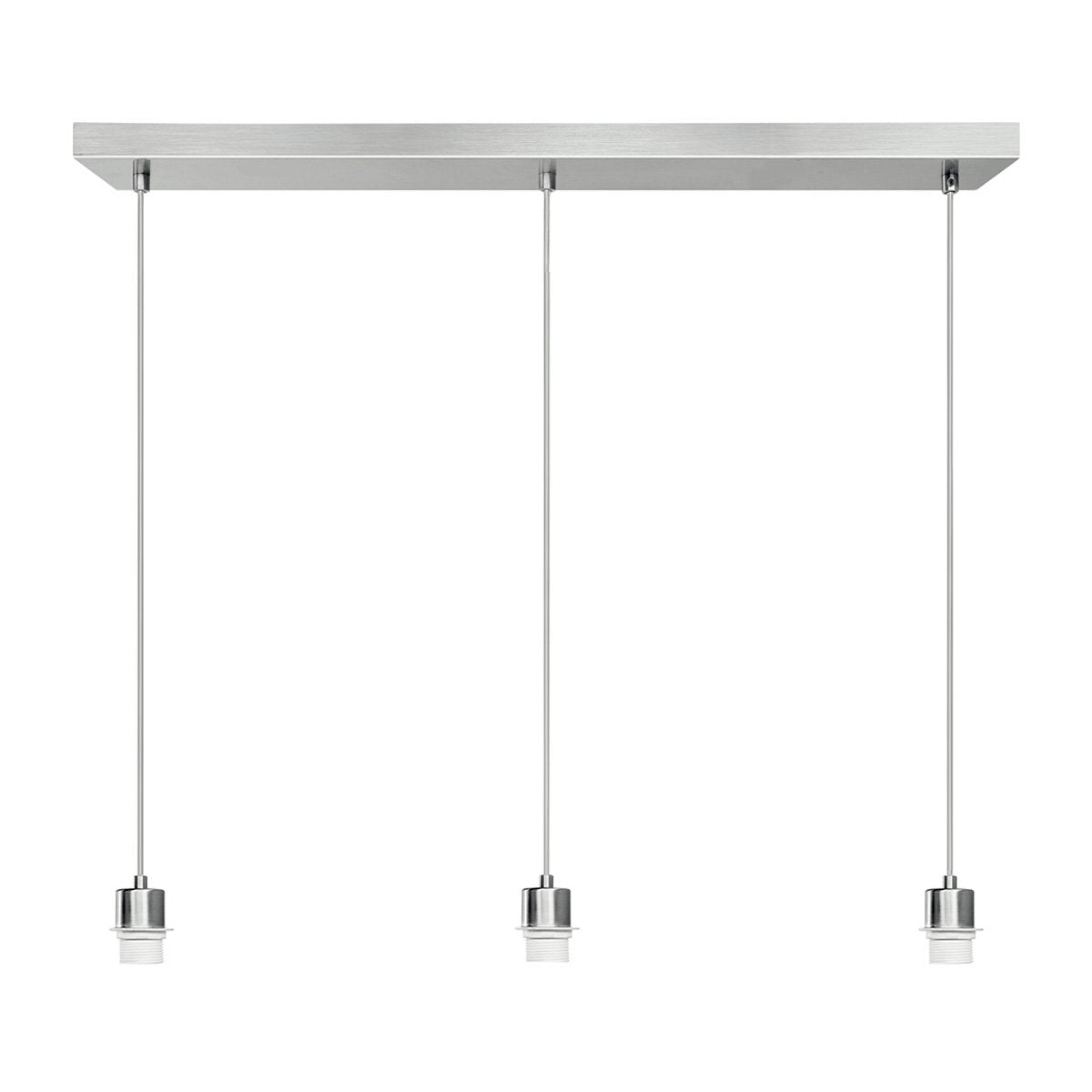 Home Sweet Home hanglamp Beam 3S 65/9.5/70-112.5cm - Geborsteld staal