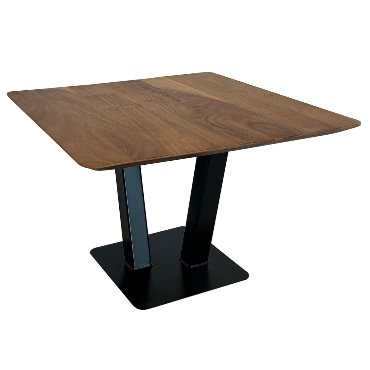 Salontafel 60x60x40 cm Acacia Massief Houten Metalen