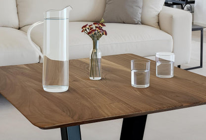 Salontafel 60x60x40 cm Acacia Massief Houten Metalen