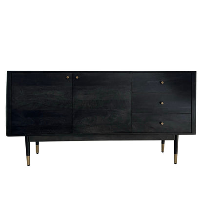 Dressoir 160x81x42 cm Acacia Massief Houten Ladekast
