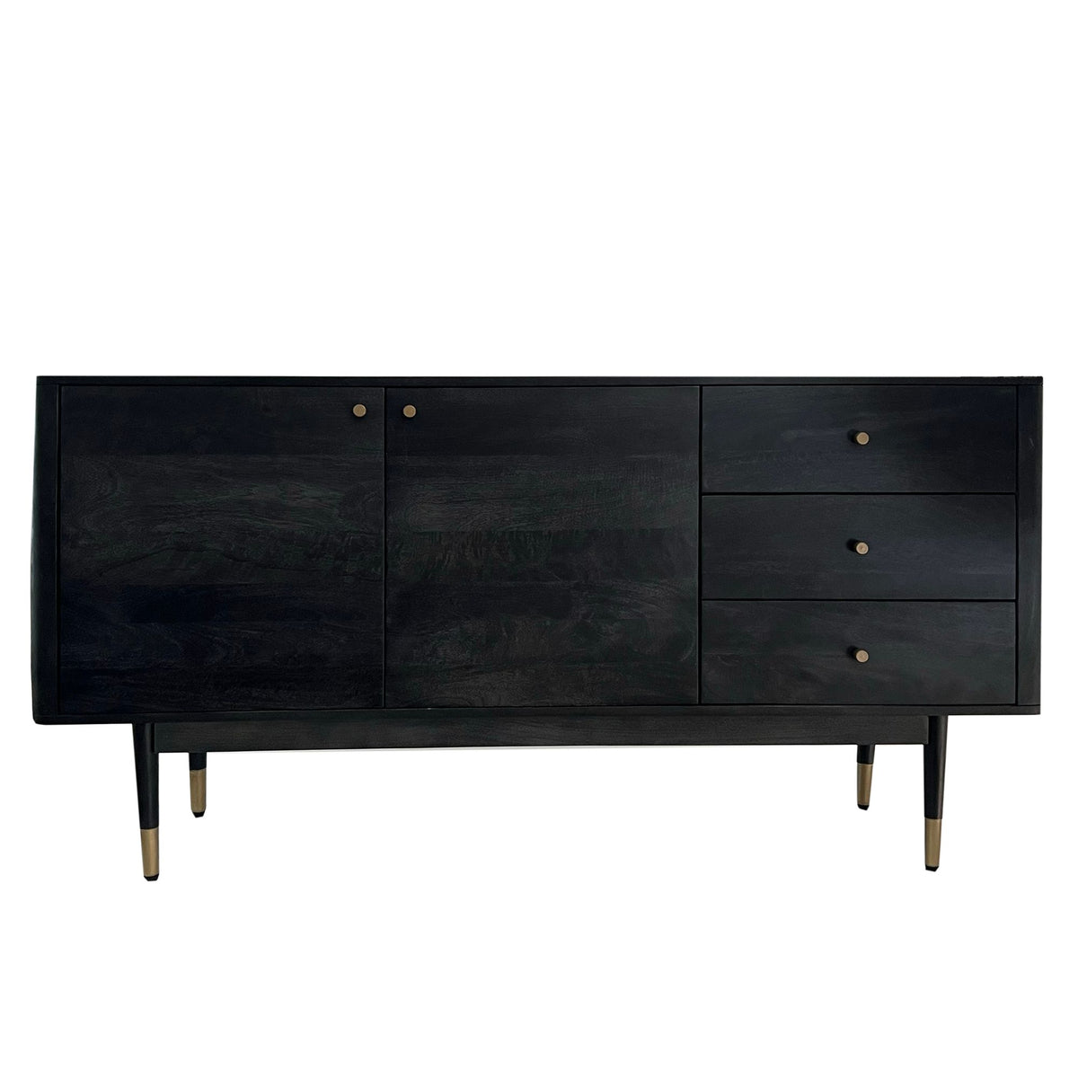 Dressoir 160x81x42 cm Acacia Massief Houten Ladekast