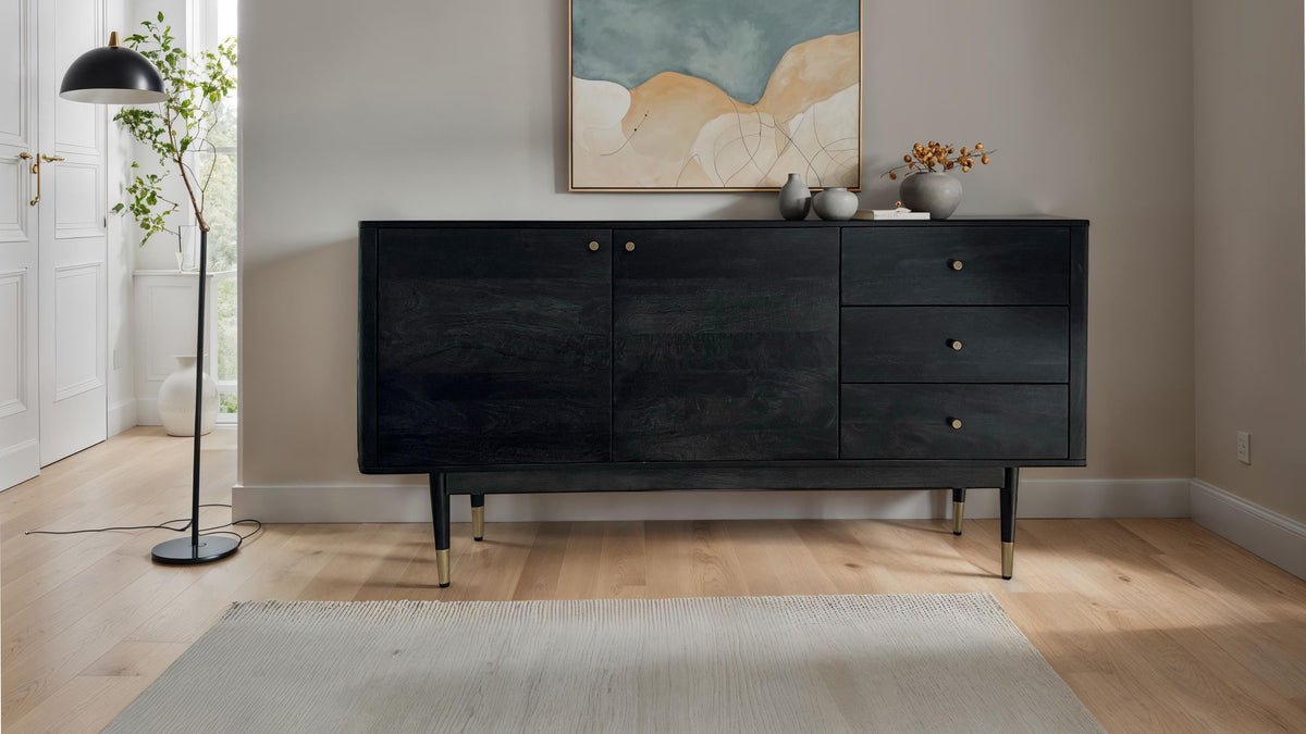 Dressoir 160x81x42 cm Acacia Massief Houten Ladekast