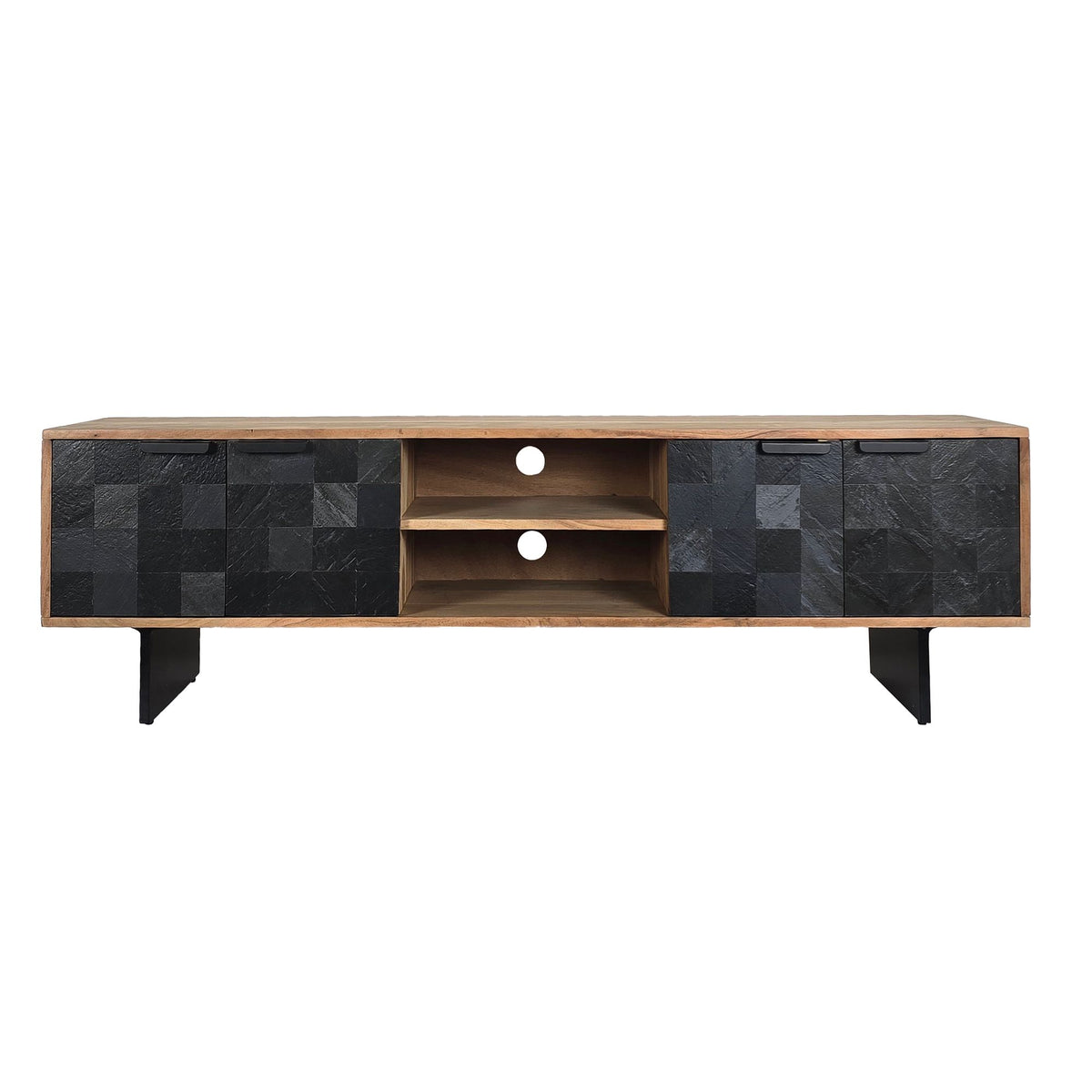 Lowboard Acacia Massief Hout 150 cm - TV-meubel