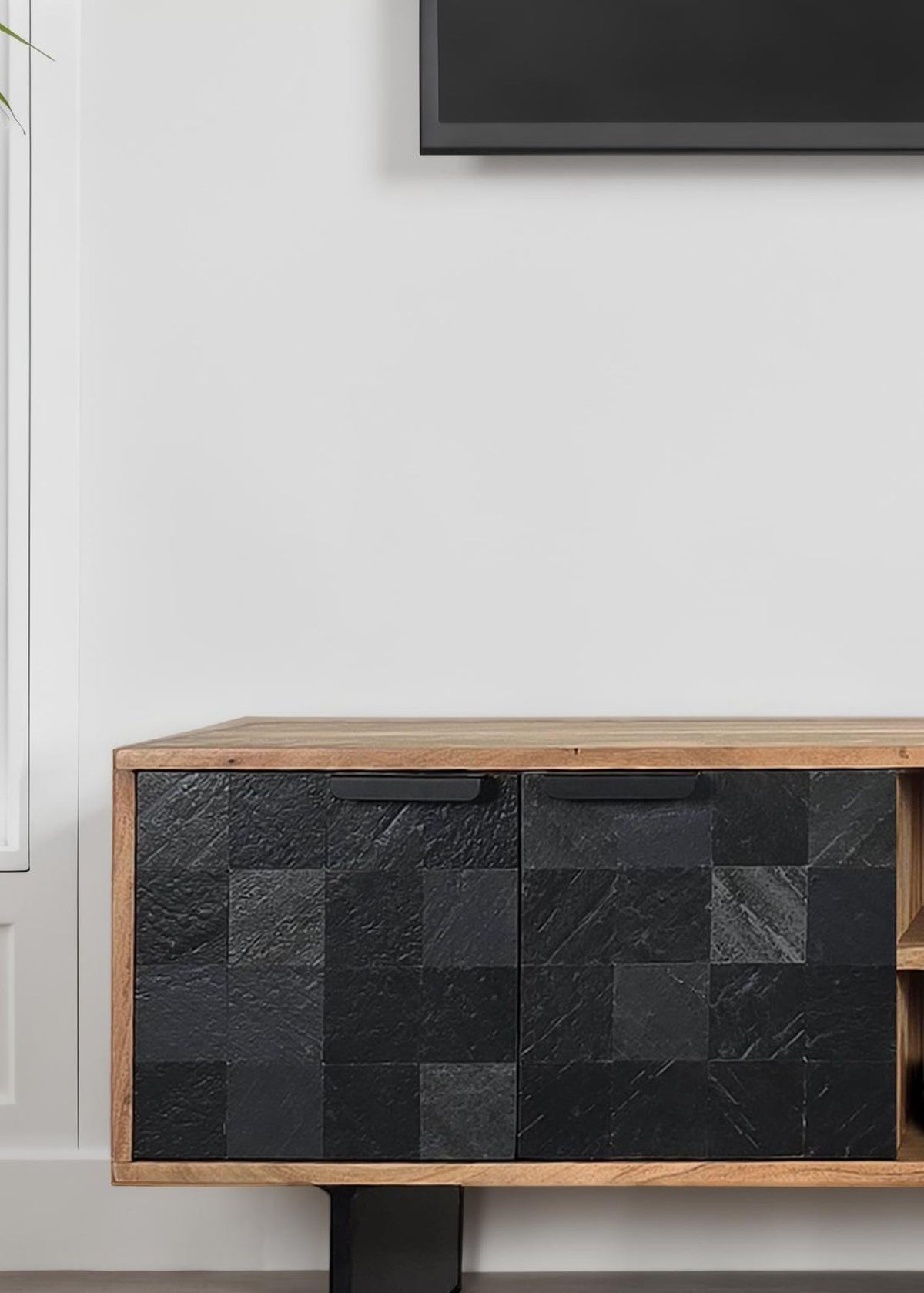 Lowboard Acacia Massief Hout 150 cm - TV-meubel