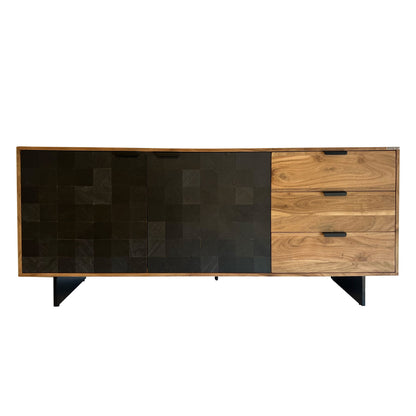Dressoir 175x76x40 cm Acacia Massief Houten Ladekast