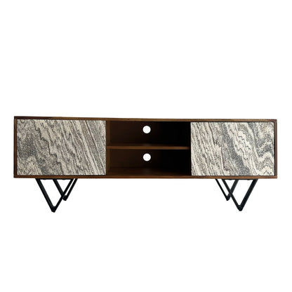 Lowboard Sheesham Massief Hout 150x56x35 cm TV-kast