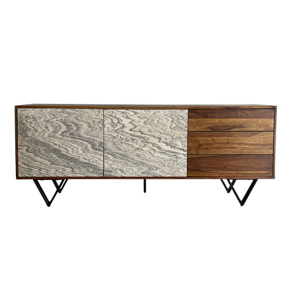 Dressoir 175x71x40 cm Sheesham massief houten ladekast