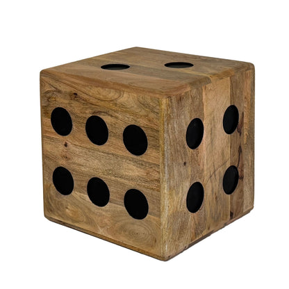 Kubuskruk Mango Massief Hout 41x41x41 cm, Design