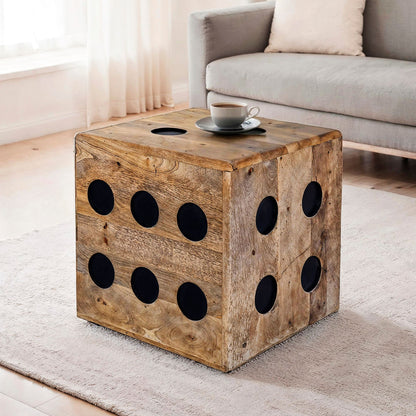 Kubuskruk Mango Massief Hout 41x41x41 cm, Design