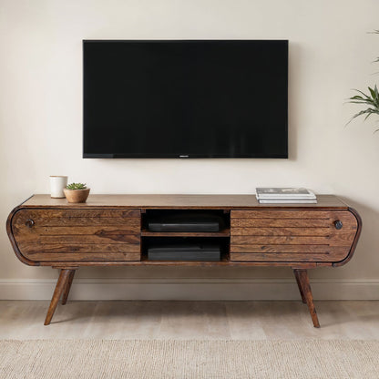 Lowboard Sheesham Massief Hout 160 cm, TV-meubel