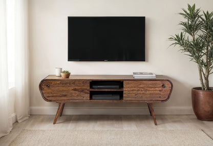 Lowboard Sheesham Massief Hout 160 cm, TV-meubel