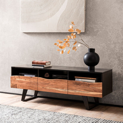Eetkamertafel 180 - 260 cm uitschuifbaar keramiek glas zwart
