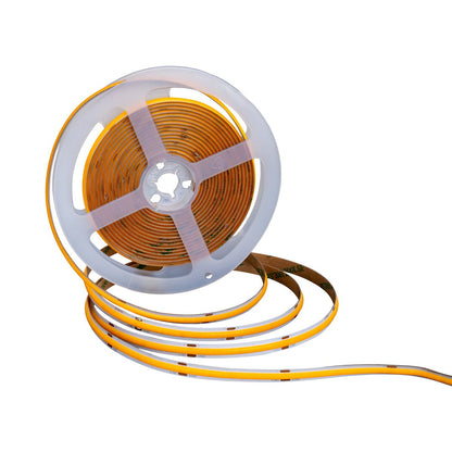 Cob LED -streep 5 meter, wit/transparant, dimbaar met geheugenfunctie