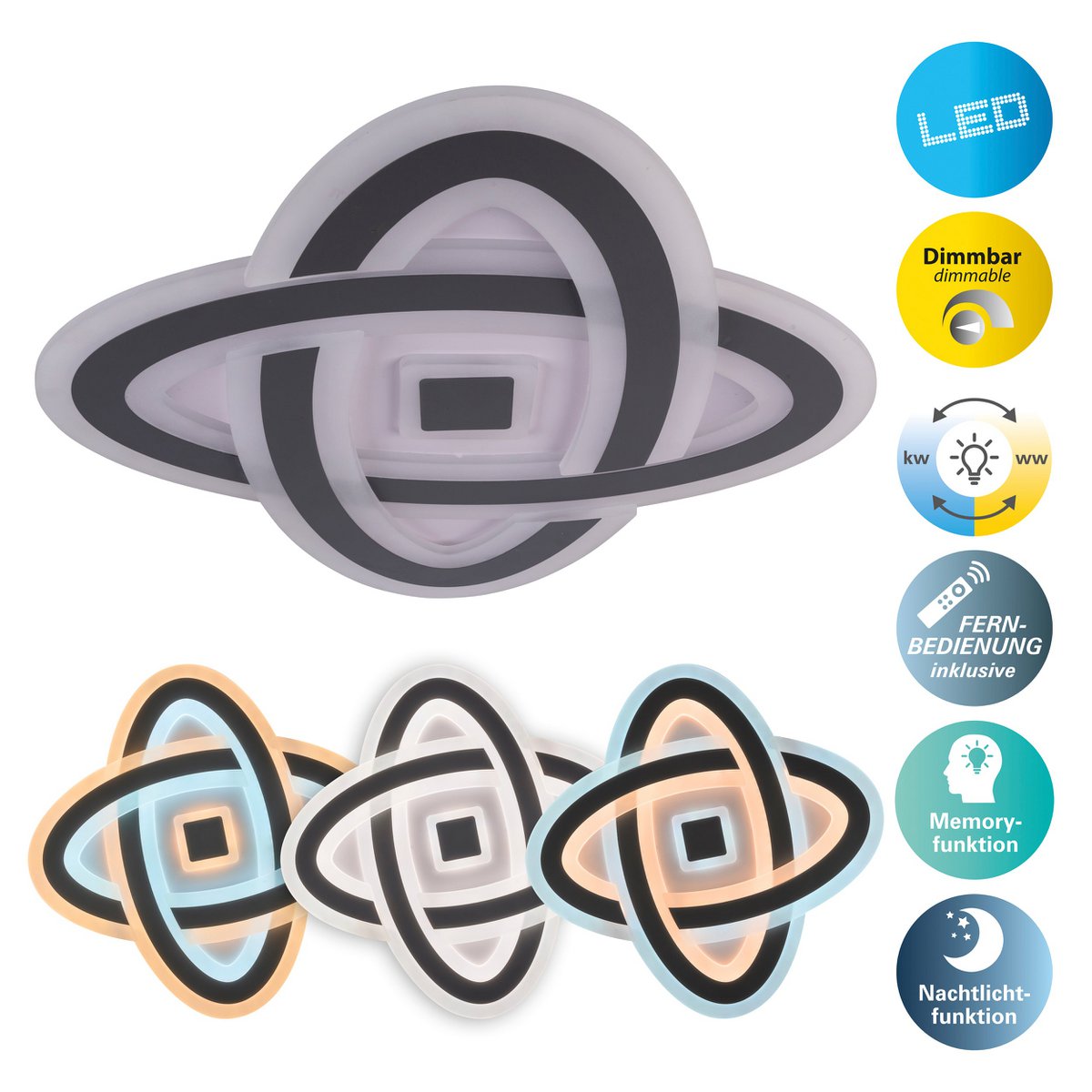 LED -plafondlicht "Milla" L: 48 cm