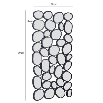 Wandspiegel 56x99cm met Metalen Frame · Moderne Spiegel