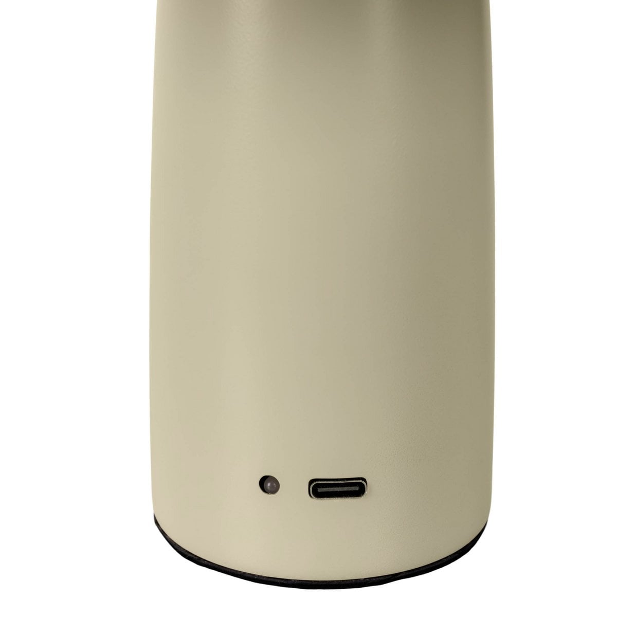 Draadloos tafellicht "pilu", 16,5 cm hoog, boven Ø van 15 cm, metaal in de kleur vorst allond