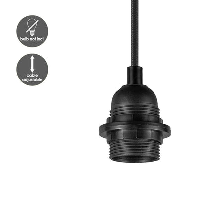 Home Sweet Home Zwarte Minimalistische Hanglamp