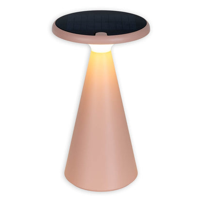 Zonne -batterijlamp "Palu" voor buiten en binnen, gemaakt van plastic in roze, 20 cm hoog