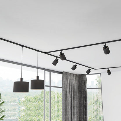 Railverlichting onderdeel T verbinder | 17/10.5/1.8cm | Zwart