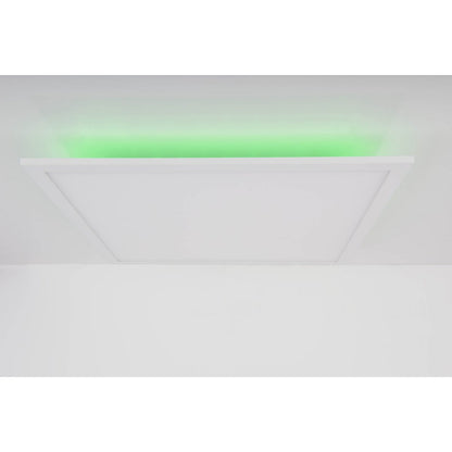 Smart Home LED -achtergrondverlichting Paneel zijlengte 45 cm, veel functies, transportlamp gemaakt van metaal en plastic, geïntegreerde LED's