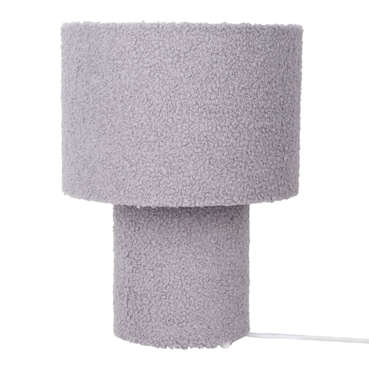 Tabellamp "Fluffy" met tekstbladen en voet in groen, E27, ca. 31 cm hoog