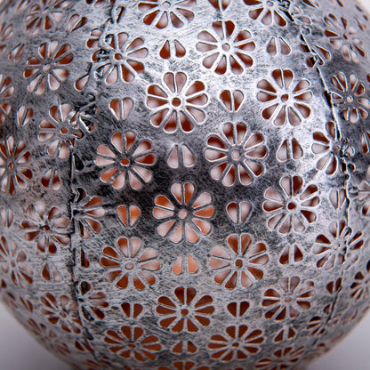 LED Decoratieve zonnelamp L/B: 18 cm zilver