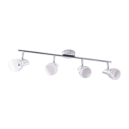 4 LED -muur en plafondrail "Chromey"