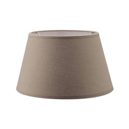 Home Sweet Home Stoffen Lampenkap Taupe - 25 x 18 x 14 cm