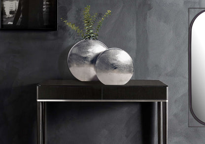 Decoratieve Vaas Set van 2 Aluminium Zilver