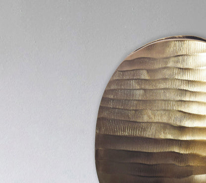 Decoratieve Vaas Set van 2 Aluminium Goud Bloemenvaas