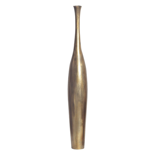 Decoratieve Vaas BOTTLE S 75 cm Aluminium Goud