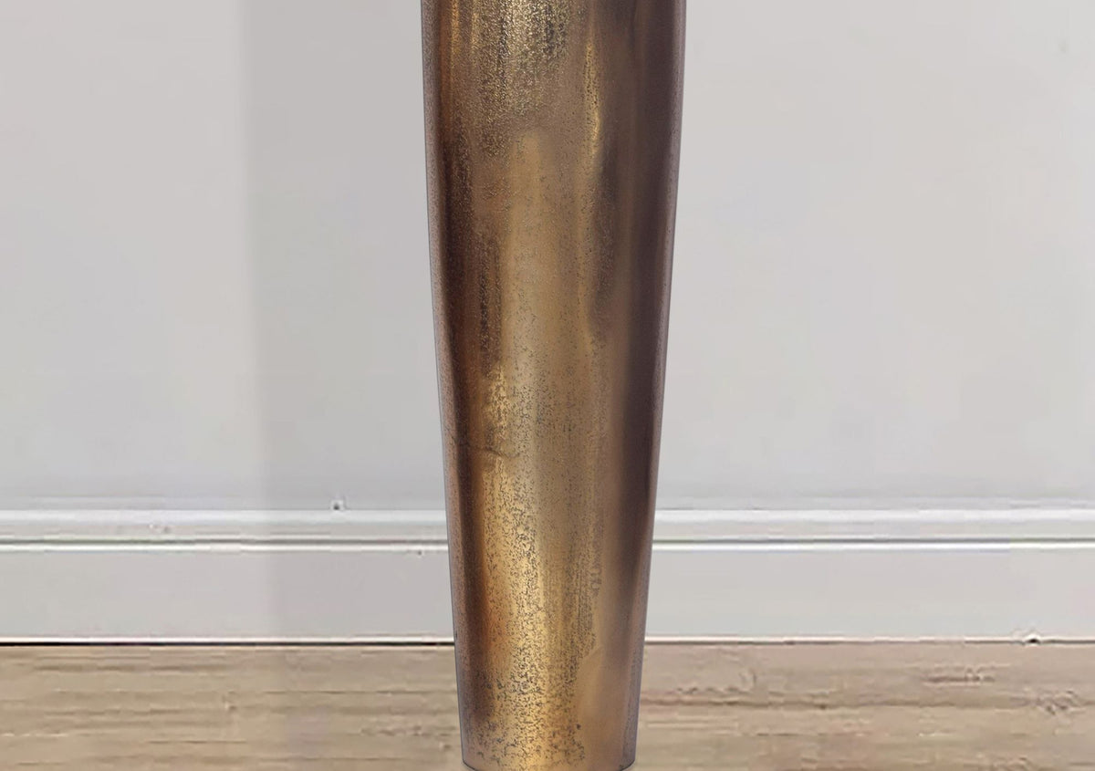 Decoratieve Vaas BOTTLE S 75 cm Aluminium Goud