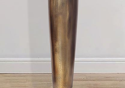 Decoratieve Vaas BOTTLE S 75 cm Aluminium Goud