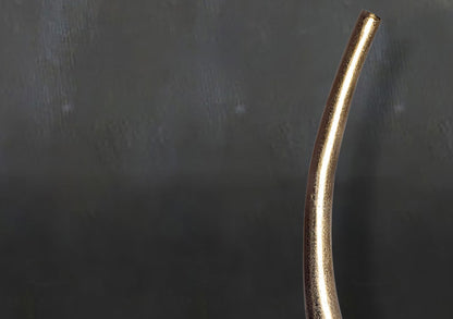 Decoratieve Vaas 100 cm Aluminium Goud Spiraal