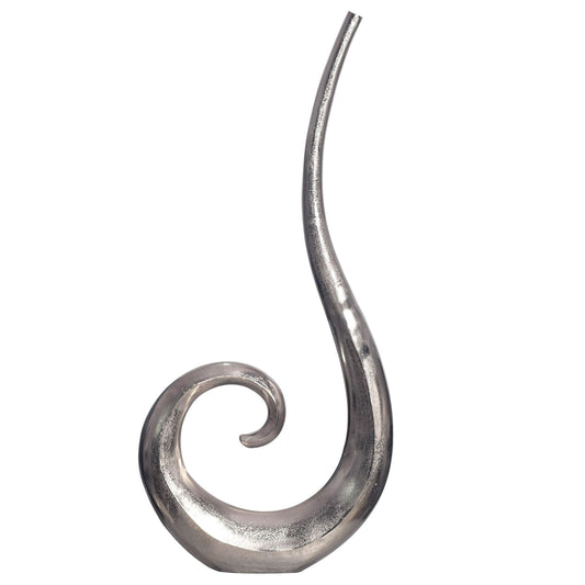Decoratieve vaas 100 cm Aluminium Zilver