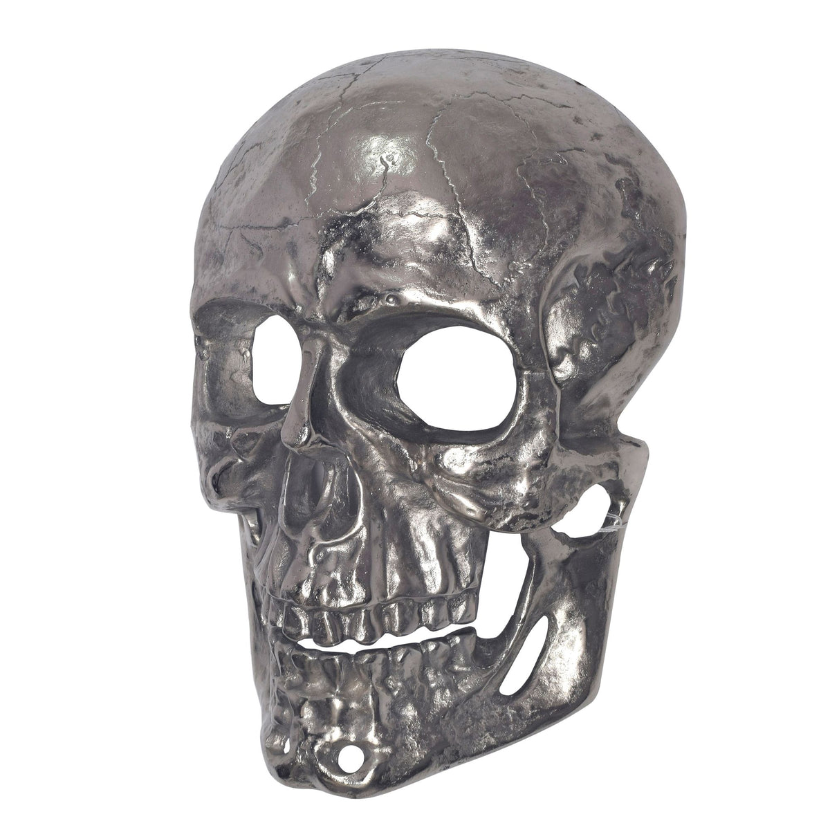 Wanddecoratie Schedel Aluminium Zilver 41 cm