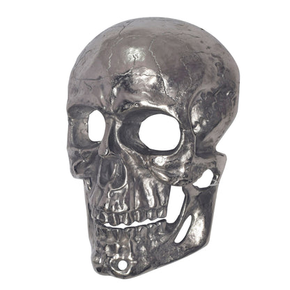Wanddecoratie Schedel Aluminium Zilver 41 cm
