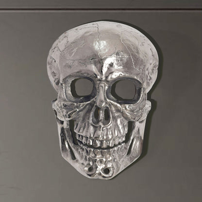 Wanddecoratie Schedel Aluminium Zilver 41 cm