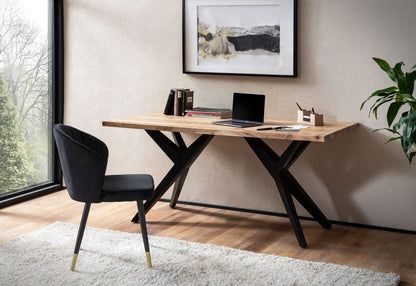 Bureau 180x90x76 cm Acacia Massief Houten Computerbureau