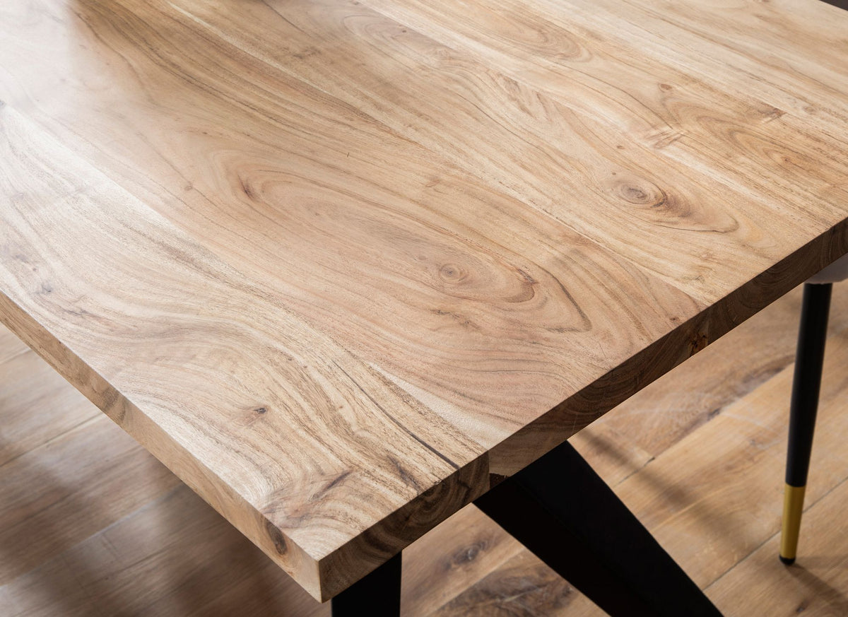 Bureau 200x100x76 cm Acacia Massief Hout - Loft Stijl