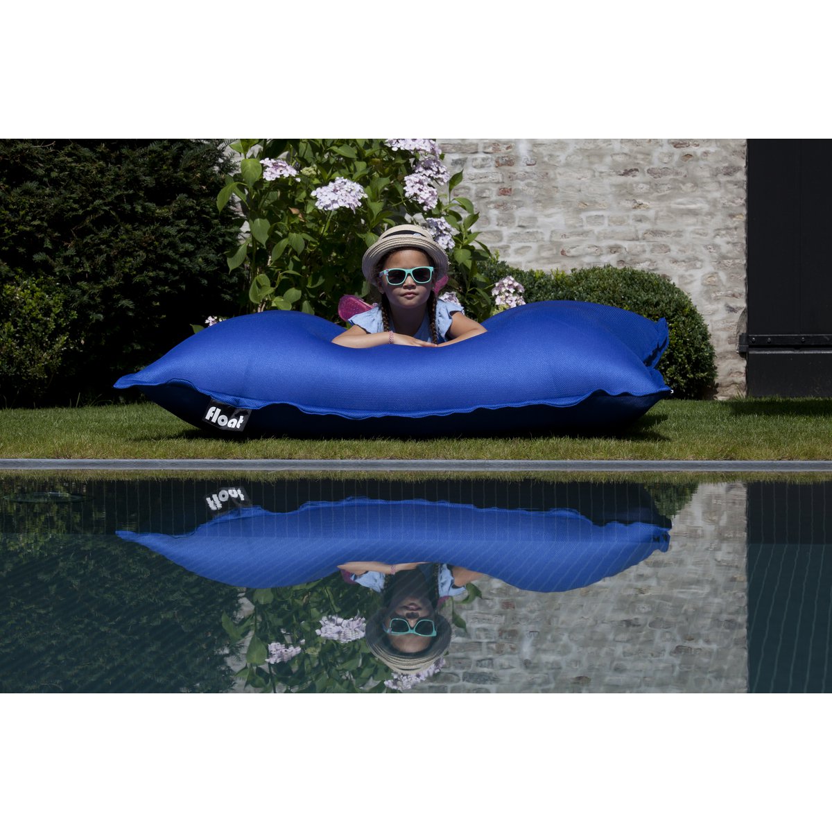 FLOAT BEANBAG ZWEMBAD - koningsblauw