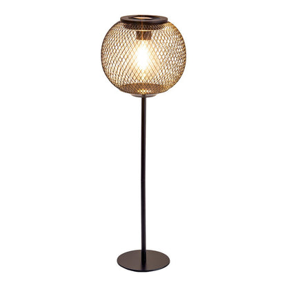 LED ZONNELIJKE LICHT "Geli", buitendecoratie gemaakt van metaal en plastic in het zwart, met stevig gebouwd -in LED